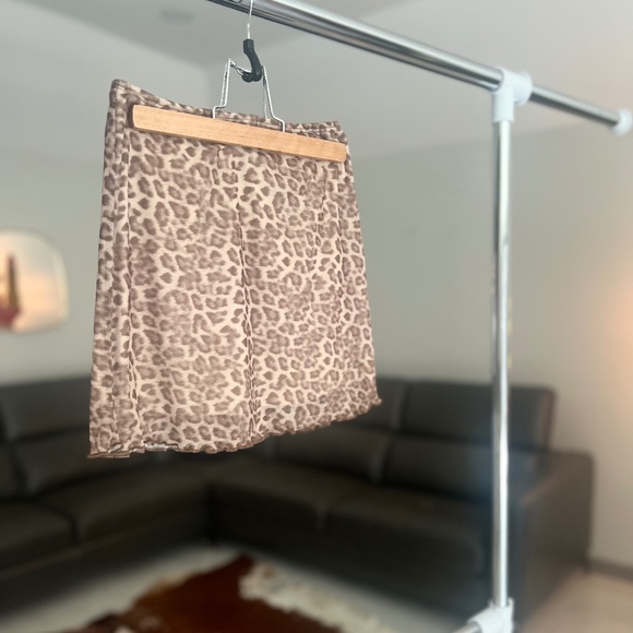 Leopard mini A-line mini skirt XS - Picture 1 of 6